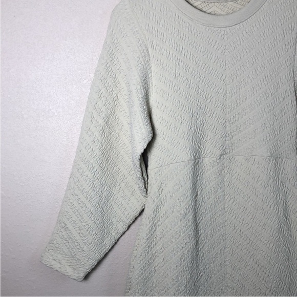 New‎ FREE PEOPLE Gabby Seamless Long Sleeve Midi Dress Wet Plaster Quilted M/L - Picture 11 of 15